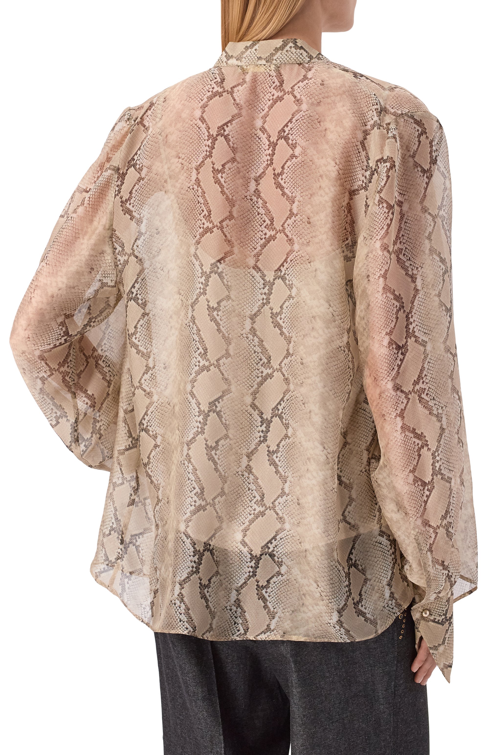 Шелковая блузка ELIE SAAB, арт. T0317/CH010, фото 4