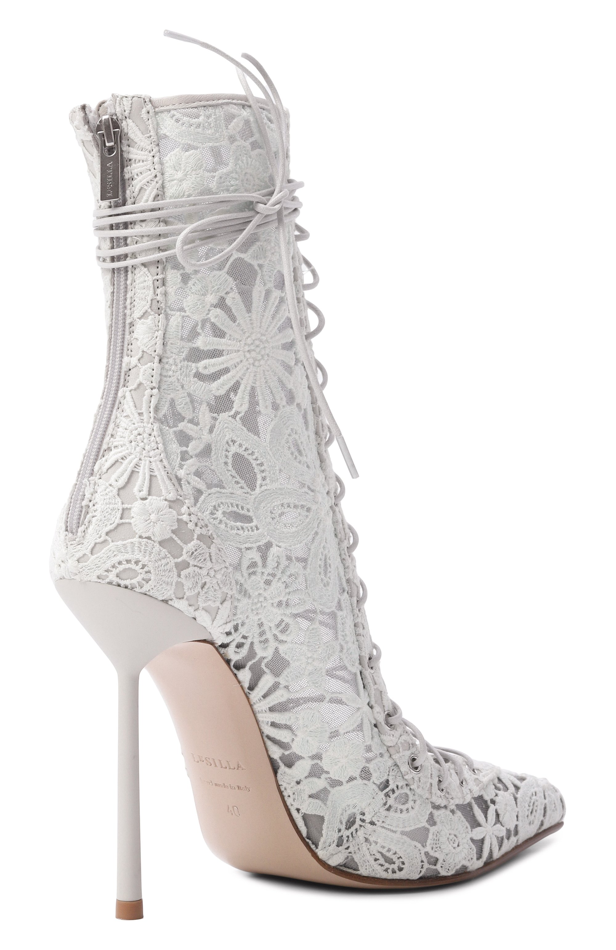 Текстильные ботильоны colette 120 LE SILLA, арт. 4180F100BXPPNEM, фото 5