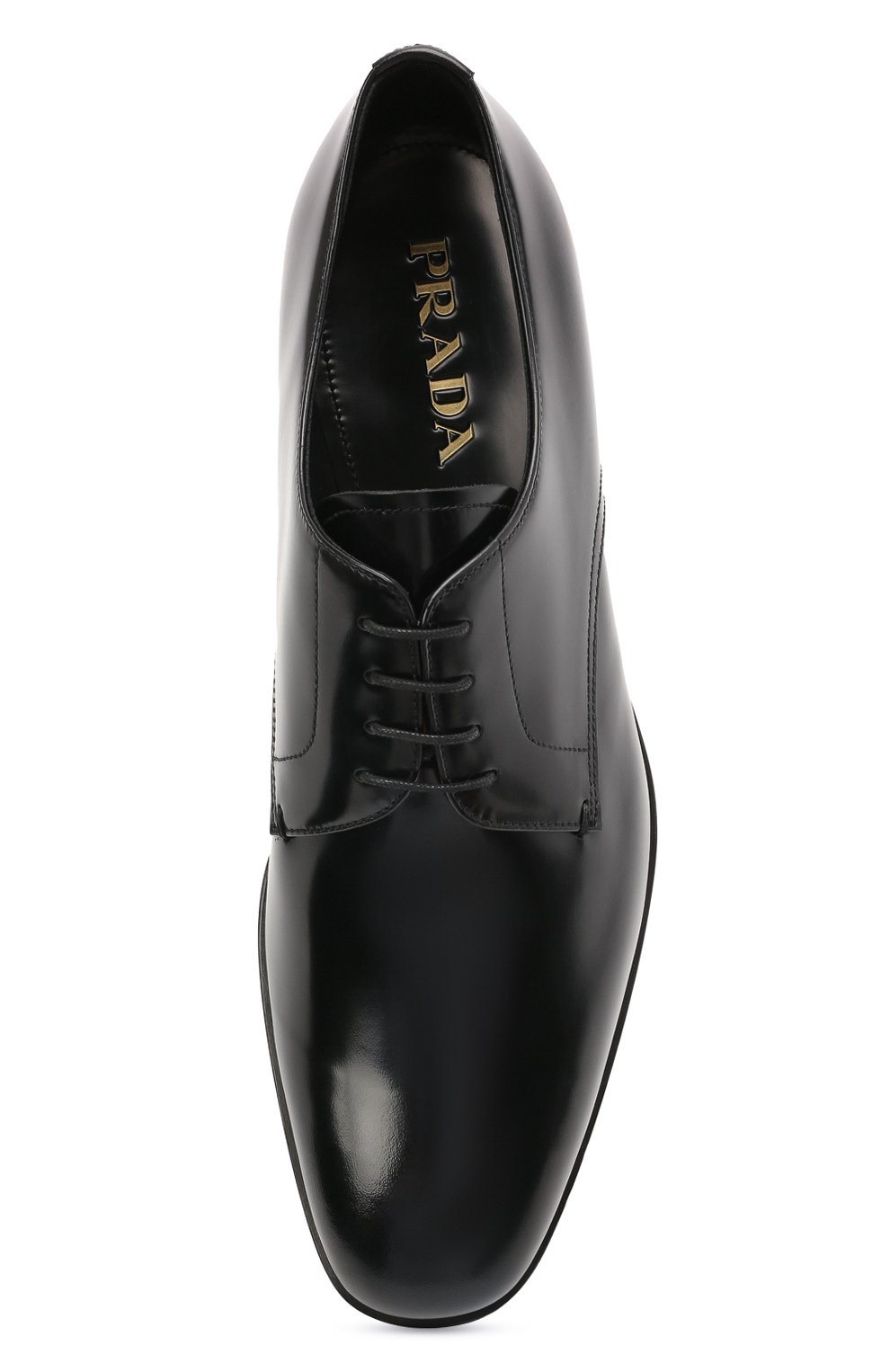 Кожаные дерби PRADA, арт. 2EB174-P39-F0002, фото 5