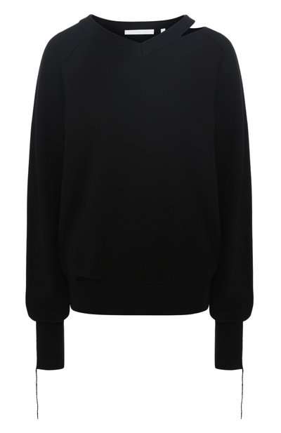 Женский пуловер из смеси хлопка и шерсти HELMUT LANG, арт. I10HW714
