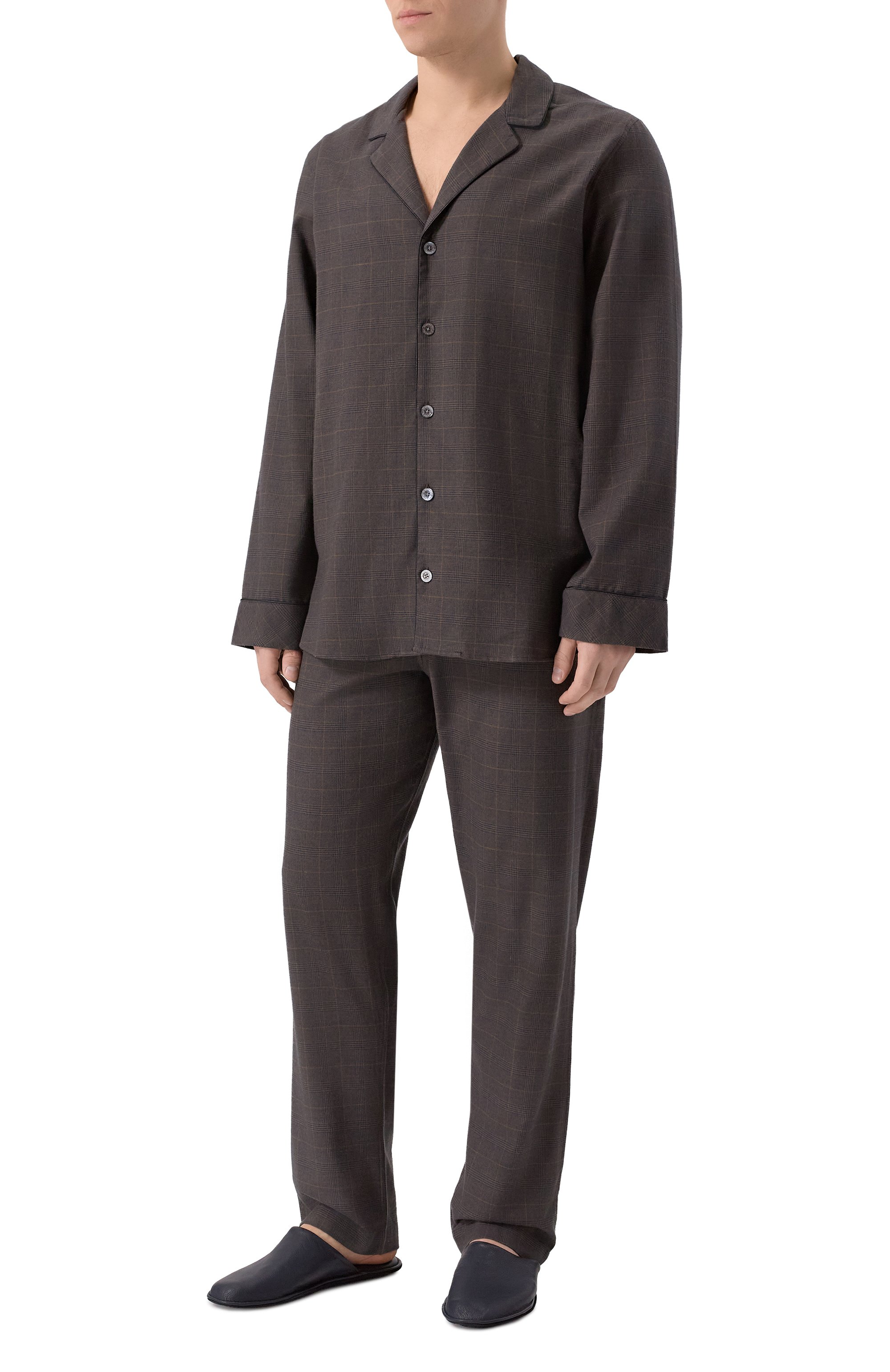 Пижама из хлопка и шерсти ZIMMERLI, арт. 4600-21001, фото 2