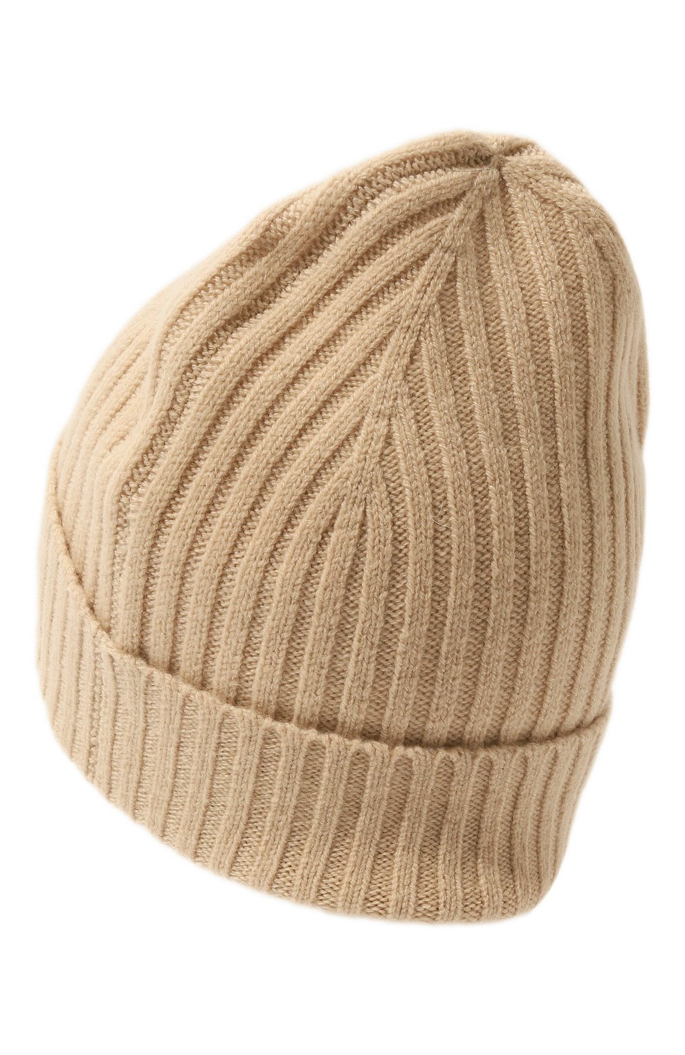 Кашемировая шапка ALLUDE бежевого цвета по цене 14300 руб., арт. 235/11430, фото 3 Кашемировая шапка ALLUDE, арт. 235/11430, фото 3