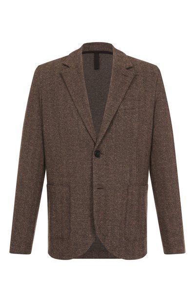 Мужской пиджак из шерсти и хлопка HARRIS WHARF LONDON, арт. CL9535MRA