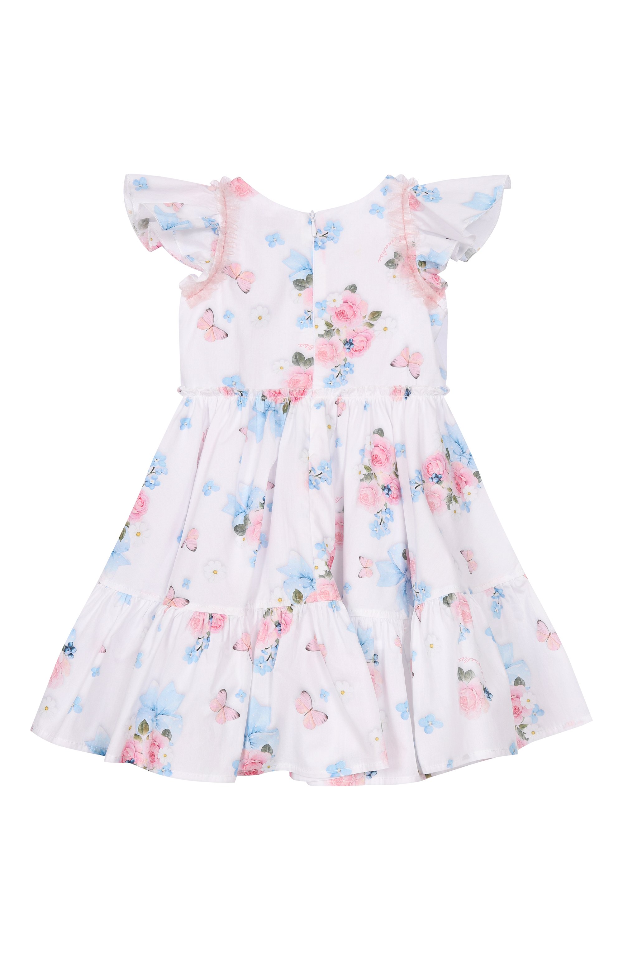 Хлопковое платье MONNALISA, арт. 31G904, фото 2