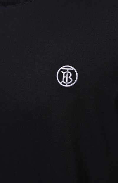 Хлопковая футболка BURBERRY, арт. 8056176, фото 5