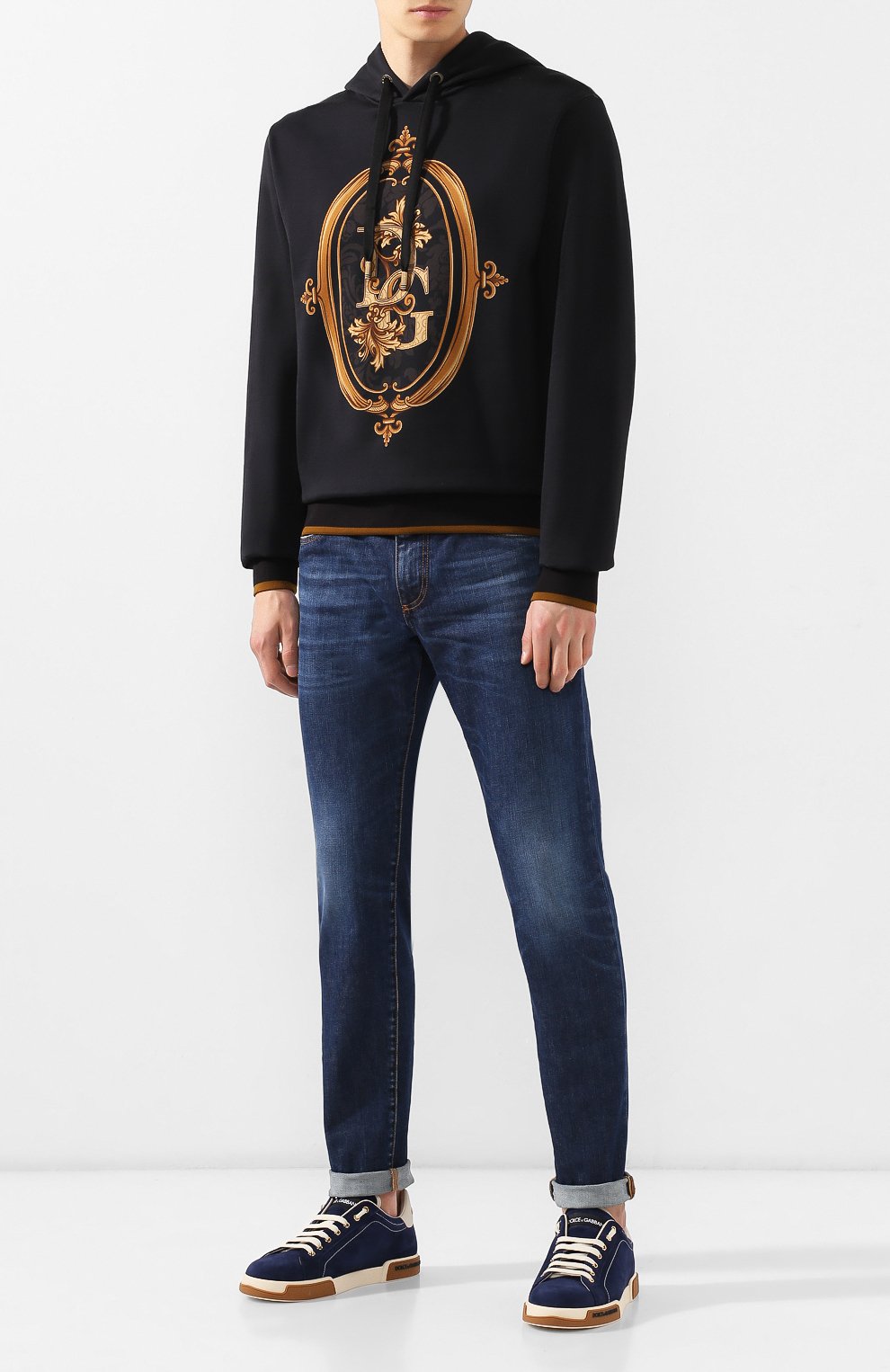 Хлопковое худи DOLCE & GABBANA, арт. G90F9T/HH7YT, фото 2
