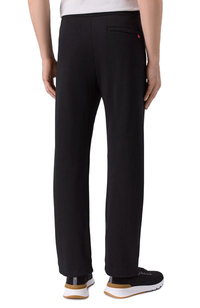 Брюки из хлопка и шелка KITON, арт. UMKY02402, фото 4