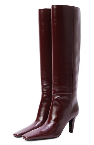 Женские кожаные сапоги jill SAINT LAURENT, арт. 839749/AAEHW