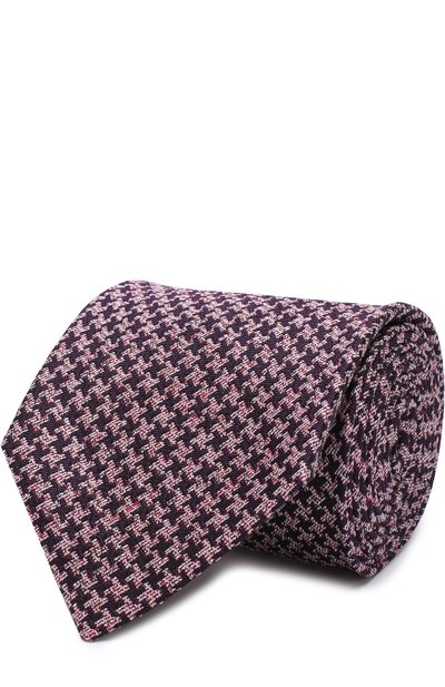 Мужской галстук из смеси шелка и льна TOM FORD, арт. 3TF66/XTF