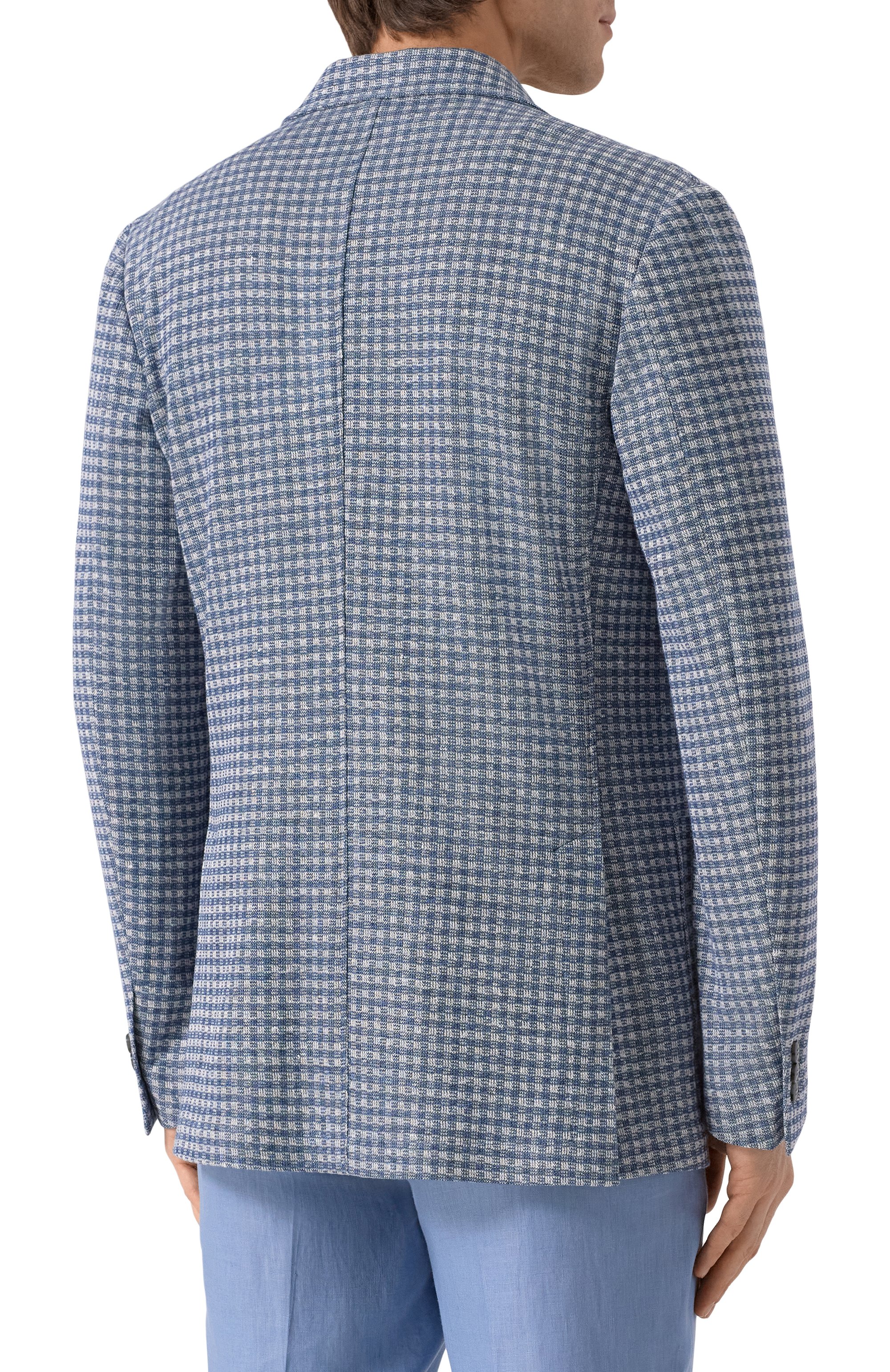 Пиджак изо льна и хлопка CANALI, арт. J0147/JJ02973, фото 6