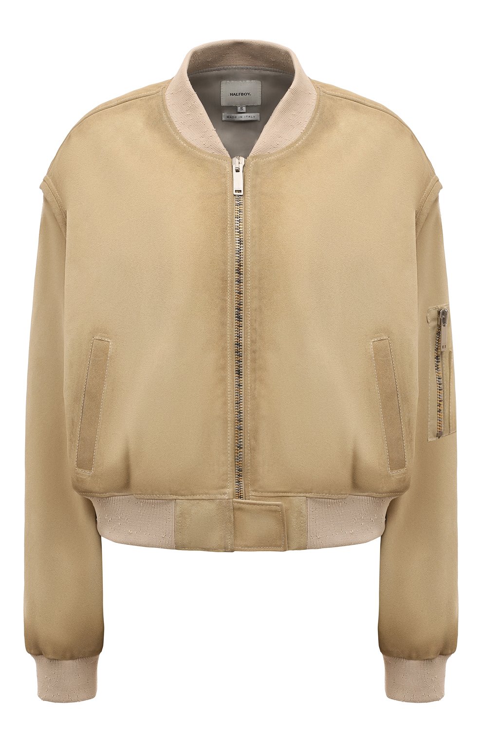 Кожаный бомбер HALFBOY, арт. HSS241WLBB084, фото 1