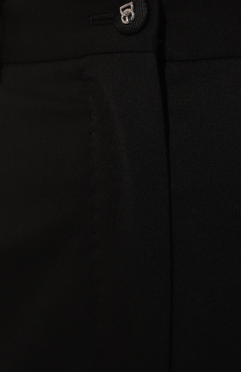 Шерстяные брюки DOLCE & GABBANA черного цвета по цене 76900 руб., арт. FTAM2T/FUBF0, фото 5 Шерстяные брюки DOLCE & GABBANA, арт. FTAM2T/FUBF0, фото 5