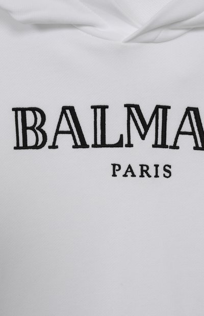 Хлопковое худи BALMAIN, арт. BW4P40, фото 3