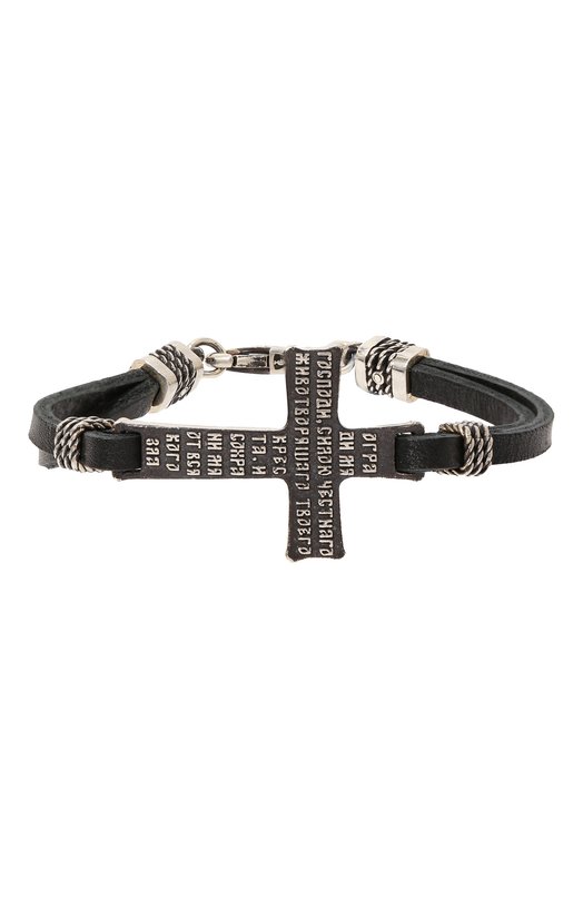 фото Кожаный браслет кресту господню gl jewelry