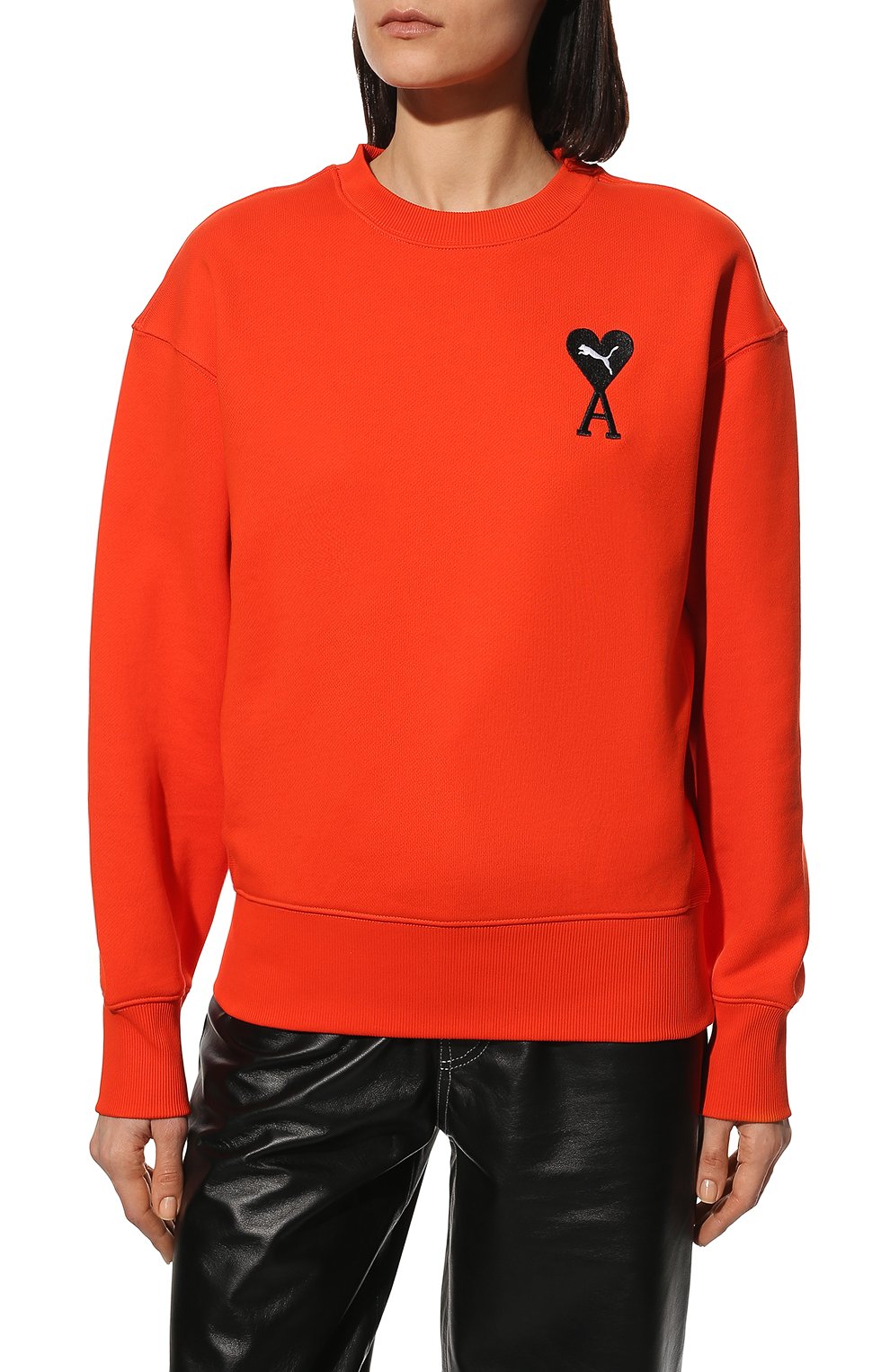 Хлопковый свитшот puma x ami PUMA, арт. 53411195, фото 3