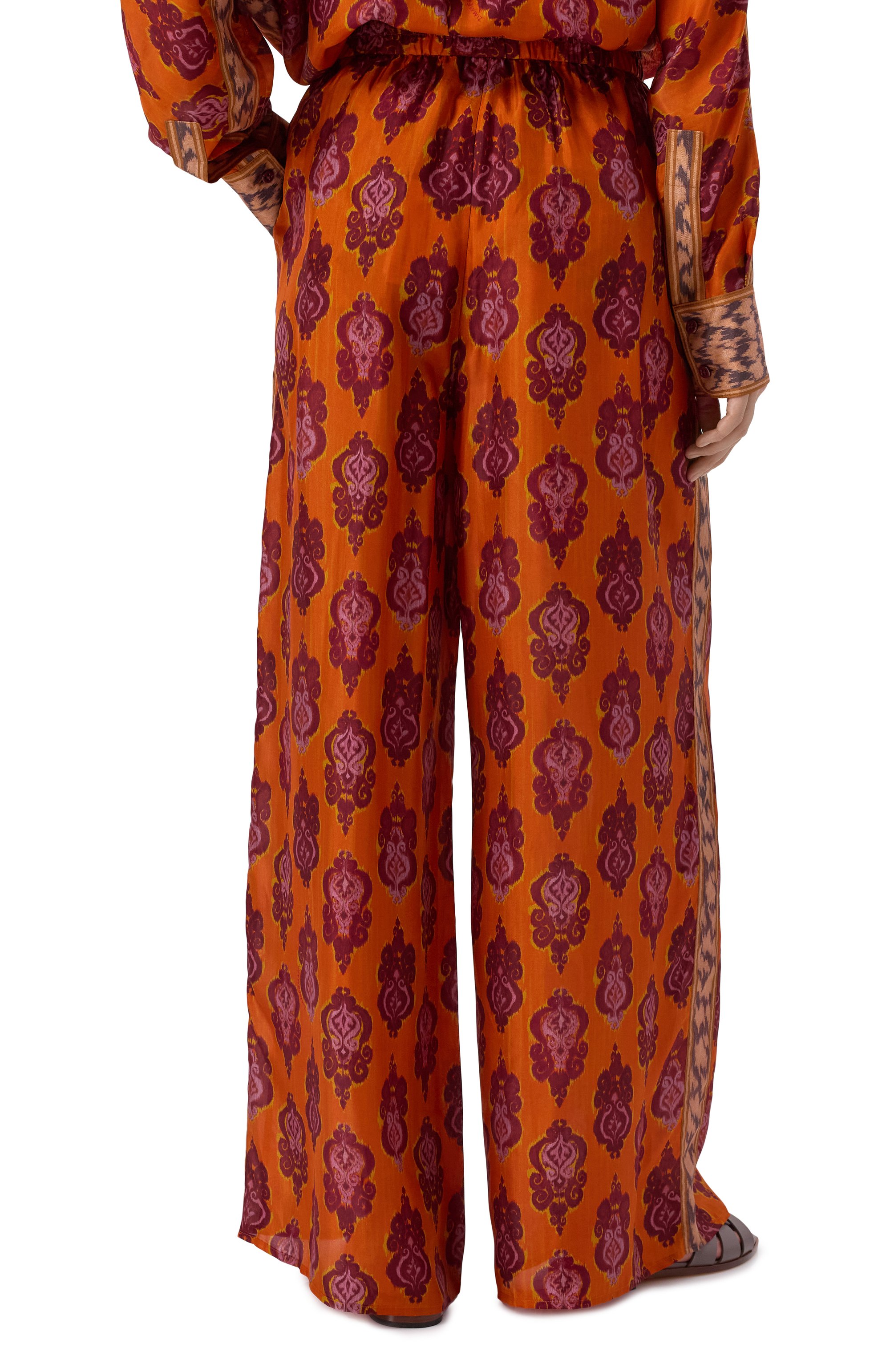 Шелковые брюки ZIMMERMANN, арт. 1500PRS251, фото 4