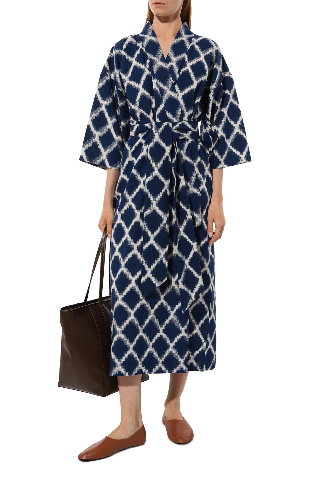 Хлопковое платье-кимоно KLEED LOUNGEWEAR, арт. KHAT00 KIM0N0, фото 2