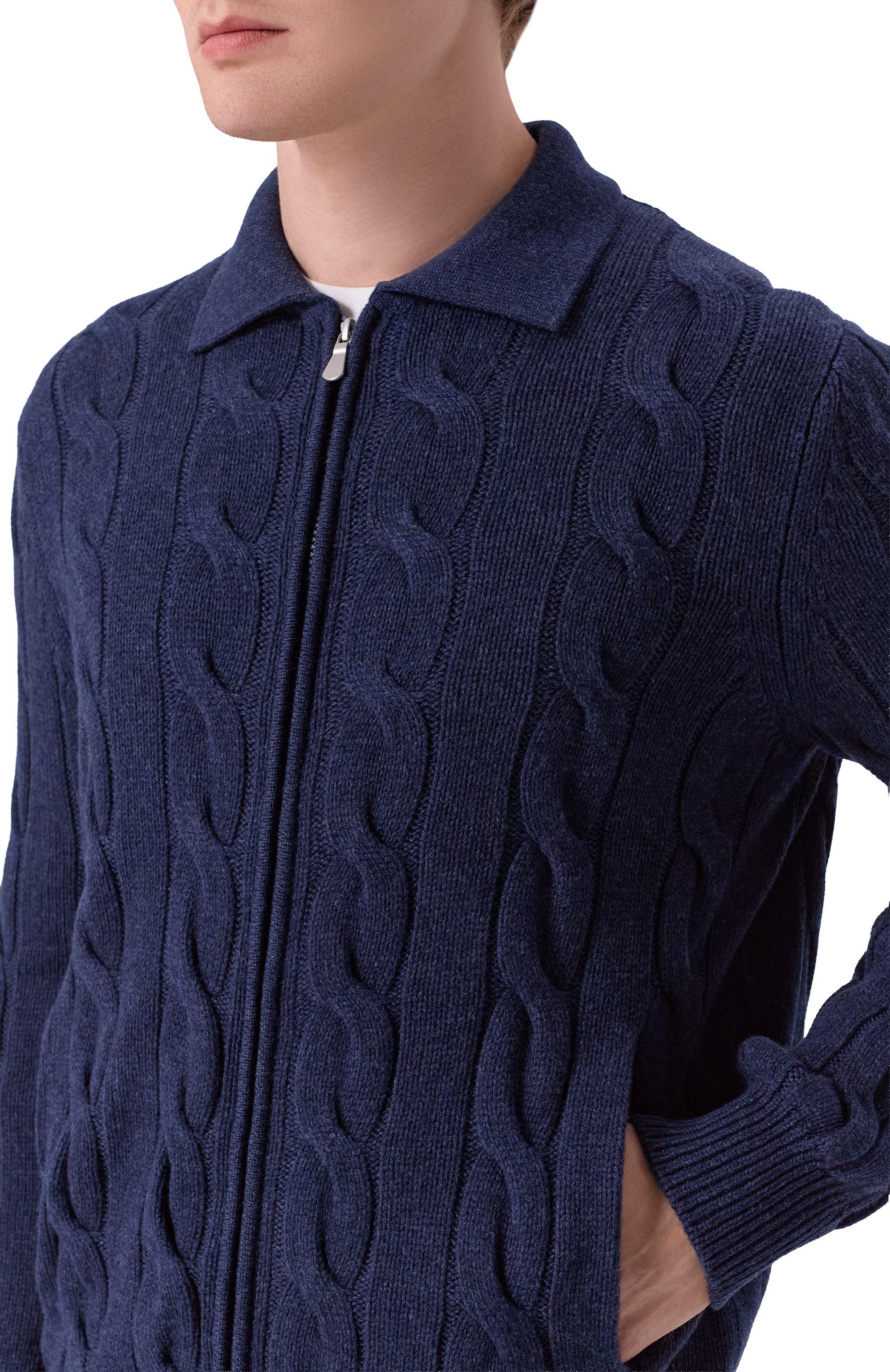 Кардиган из шерсти и кашемира GRAN SASSO, арт. 13180/19652, фото 5