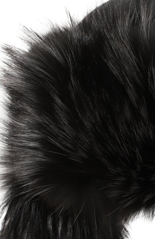 Шапка-ушанка с мехом песца Yves Salomon 23WAA030XXFLRD Серый  23WAA030XXFLRD Фото 4