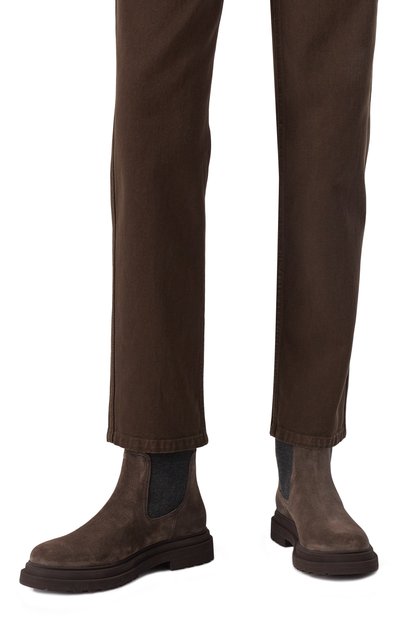 Замшевые челси BRUNELLO CUCINELLI, арт. MZSFG3034P, фото 3