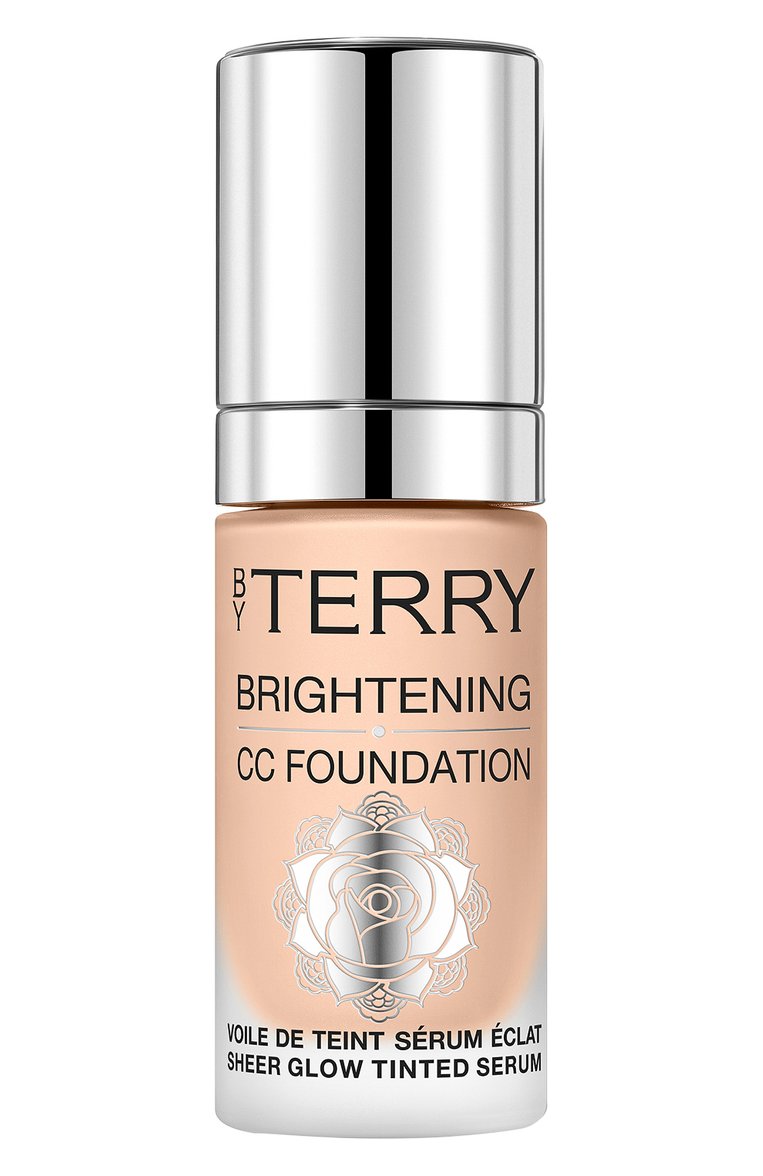 Тональный крем-сыворотка brightening cc foundation, оттенок 3c medium light cool (30ml) BY TERRY  цвета, арт. V23000107 | Фото 1 (Нос: Не проставлено; Региональные ограничения белый список (Axapta Mercury): Не проставлено; Финишное покрытие: Сияющий; SPF фильтр: Минимальный (0-5))