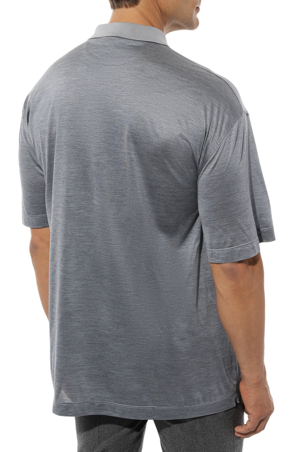 Шелковое поло CORTIGIANI, арт. 516654/0000/60-70, фото 4