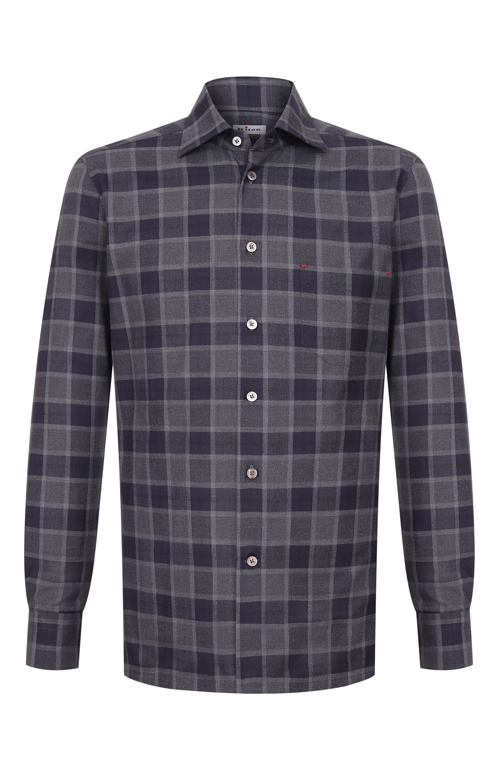 Хлопковая рубашка KITON, арт. UMCNERH0943909, фото 1