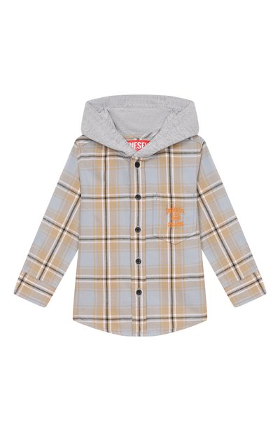 Хлопковая рубашка DIESEL, арт. K00831/KXBU9
