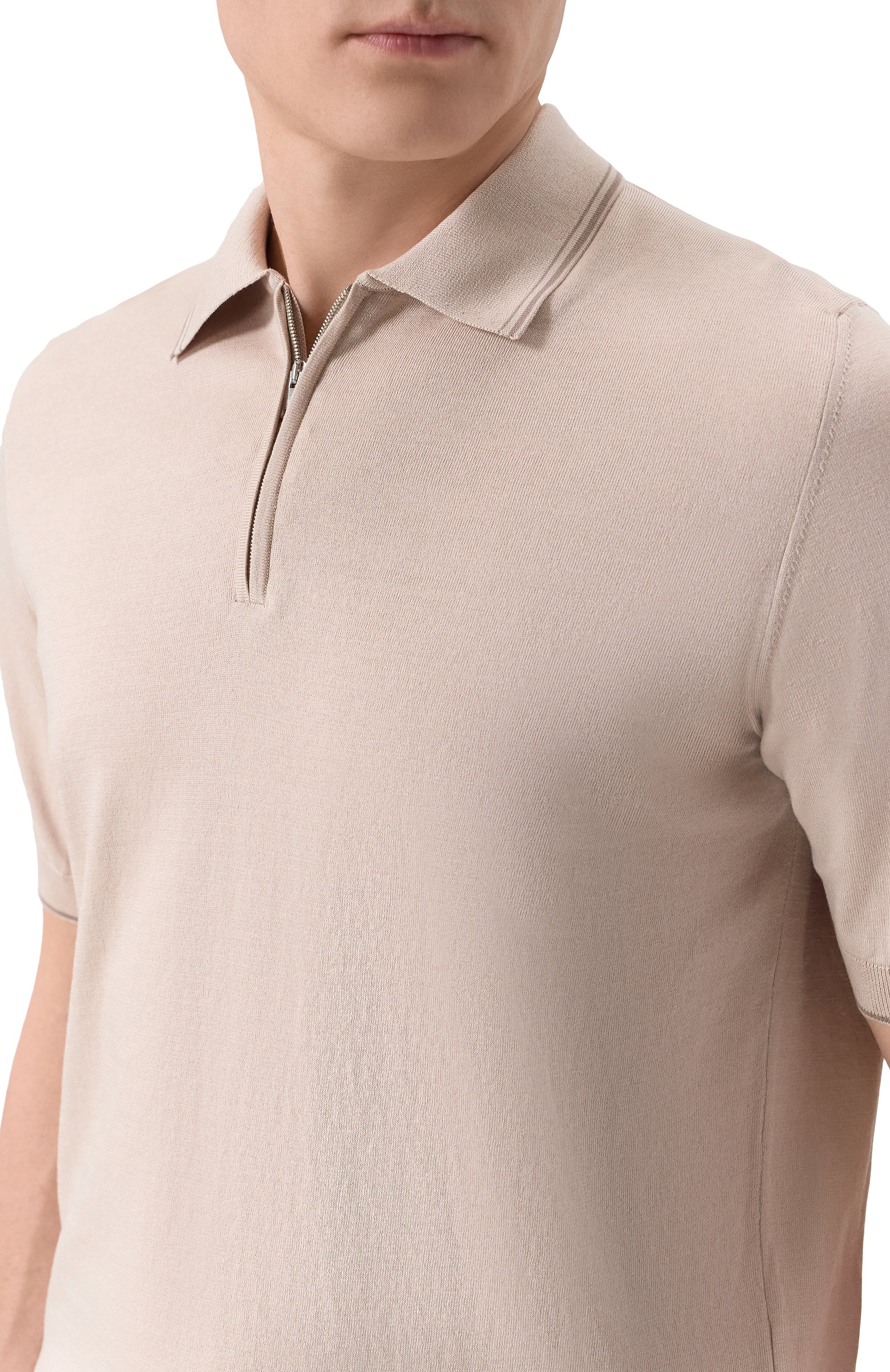 Поло из хлопка и шелка MVST, арт. M26.CSM.K425, фото 5