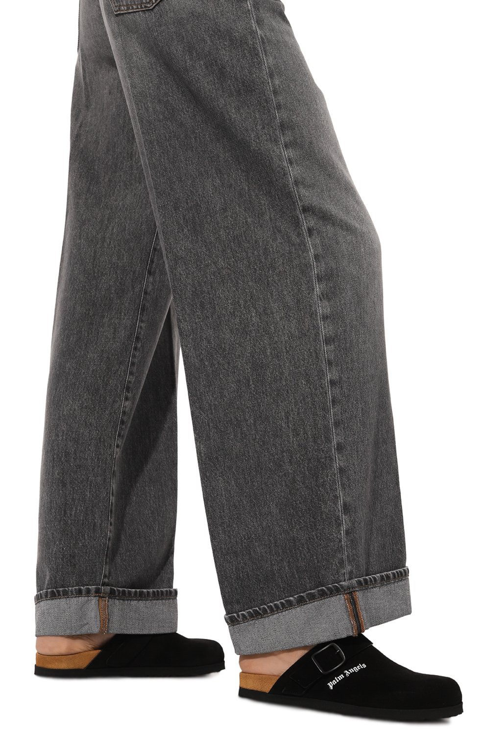 Замшевые сабо PALM ANGELS, арт. PWIJ013F24LEA002, фото 3