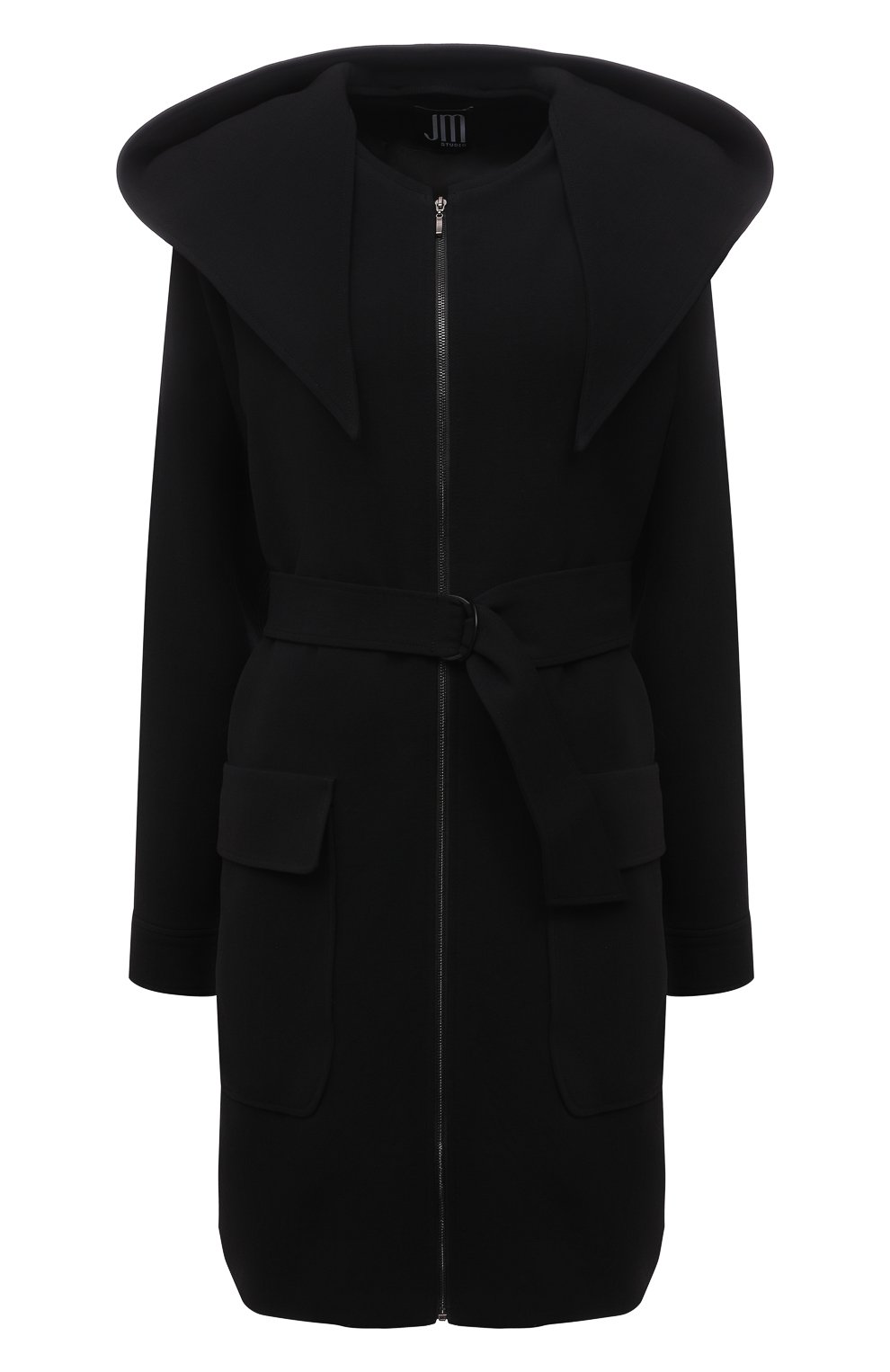 Шерстяное платье JM STUDIO черного цвета по цене 23980 руб., арт. FW212224, фото 1 Шерстяное платье JM STUDIO, арт. FW212224, фото 1