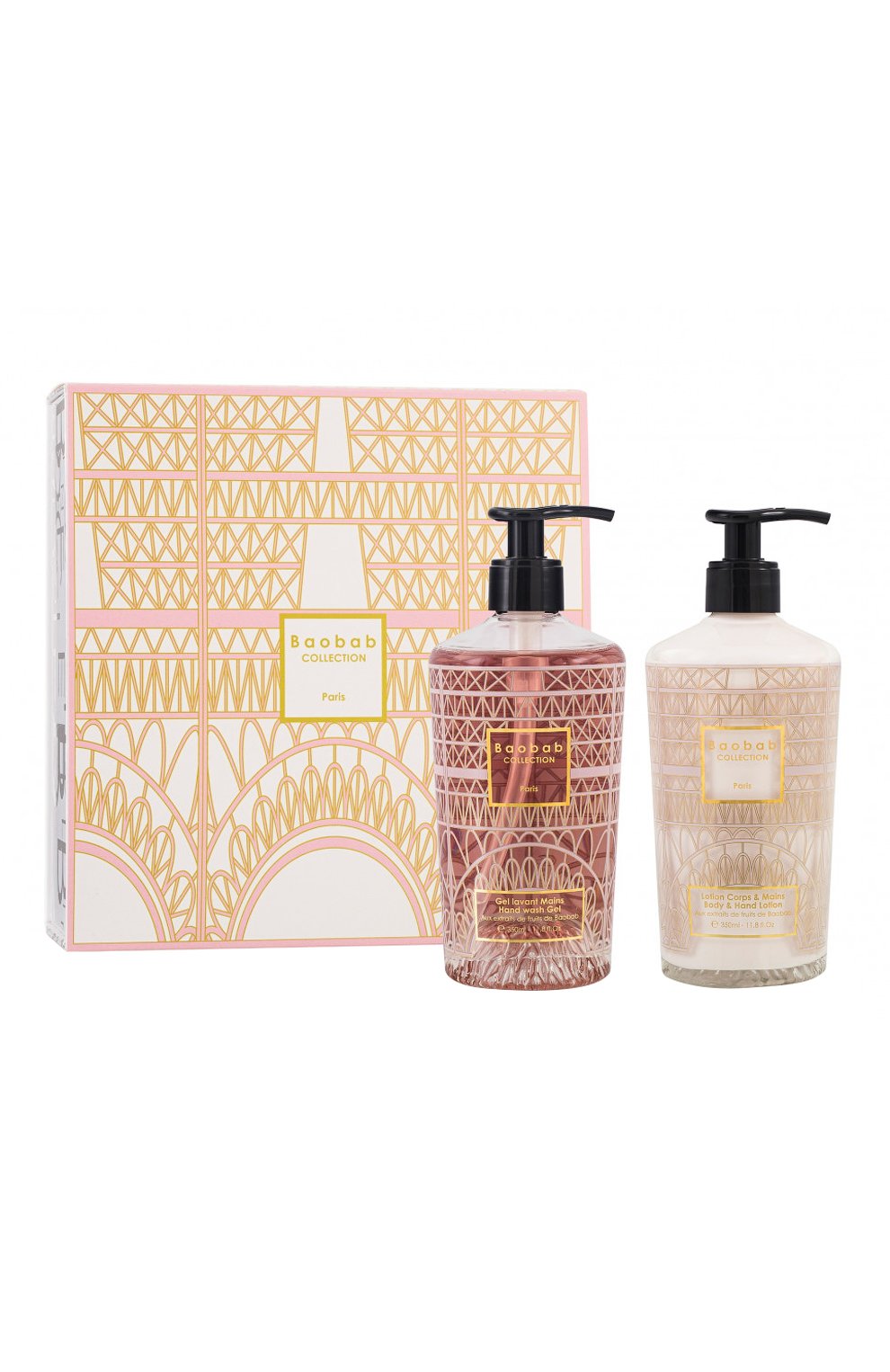 Набор лосьон для рук и тела и моющий гель paris (2x350ml) BAOBAB, арт. 5415198499713, фото 1