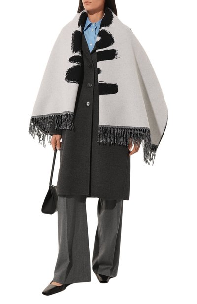 Шерстяная шаль ALEXANDER MCQUEEN, арт. 706273 3200Q, фото 2