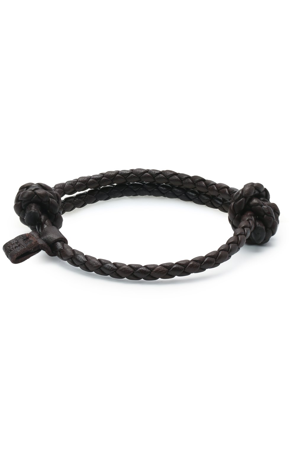 Кожаный браслет BOTTEGA VENETA темно-коричневого цвета по цене 29950 руб., арт. 608671/V0010, фото 2 Кожаный браслет BOTTEGA VENETA, арт. 608671/V0010, фото 2
