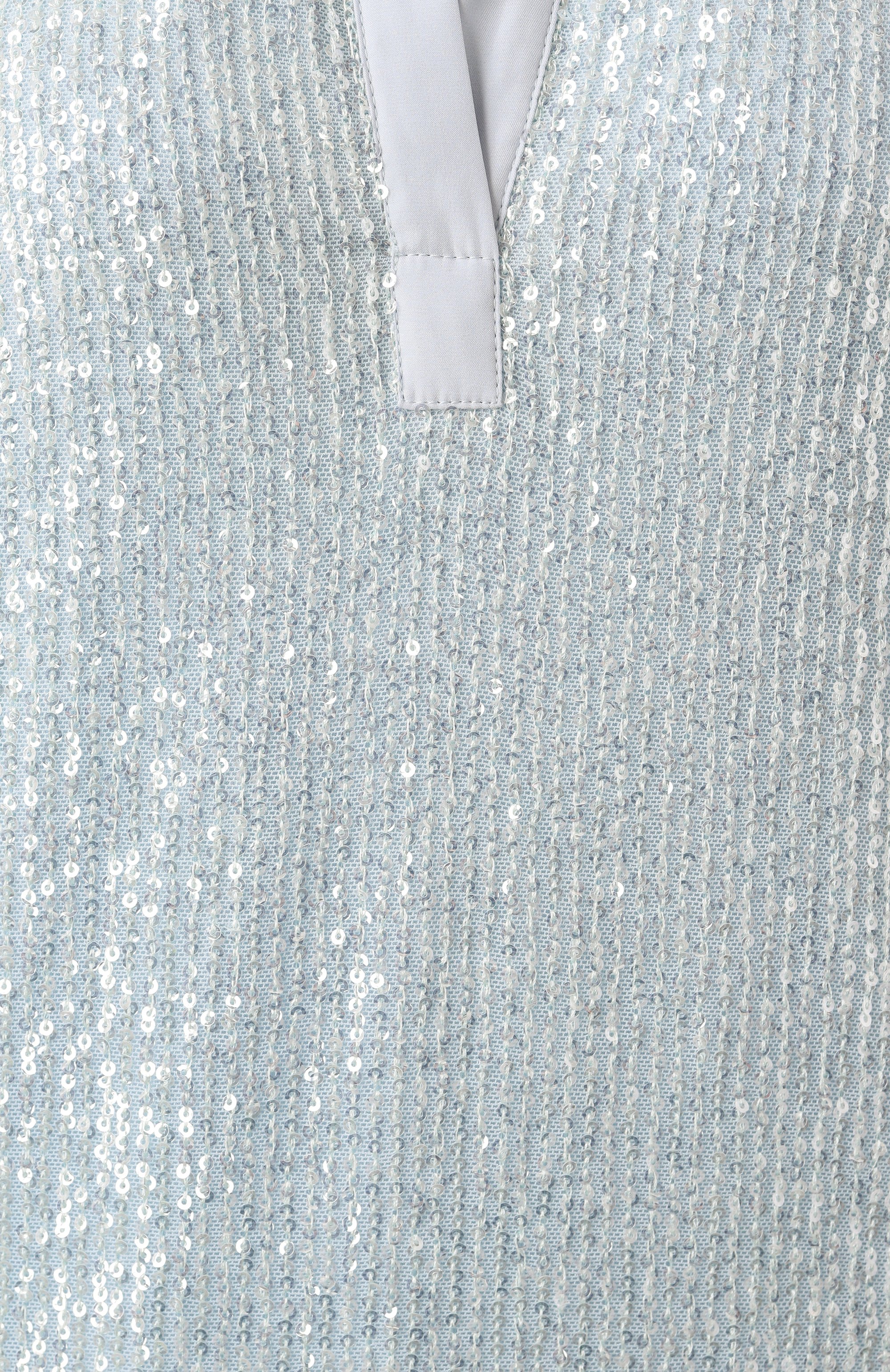 Блузка с отделкой пайетками KITON, арт. D59444K0989E01, фото 6