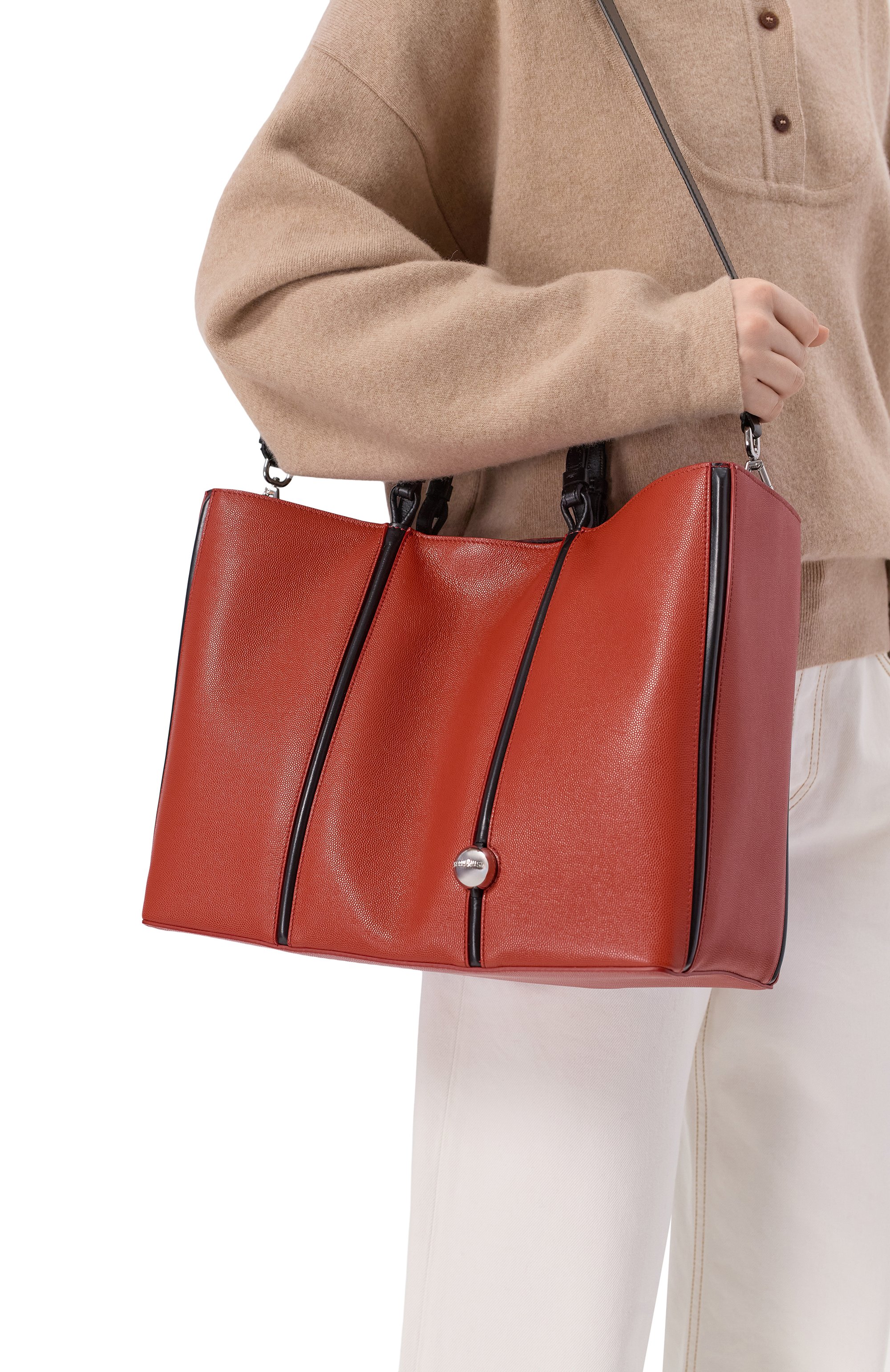 Сумка-тоут le cabas marino JACQUEMUS красного цвета по цене 156000 руб., арт. 24HBAU00426/AC03C06, фото 2 Сумка-тоут le cabas marino JACQUEMUS, арт. 24HBAU00426/AC03C06, фото 2