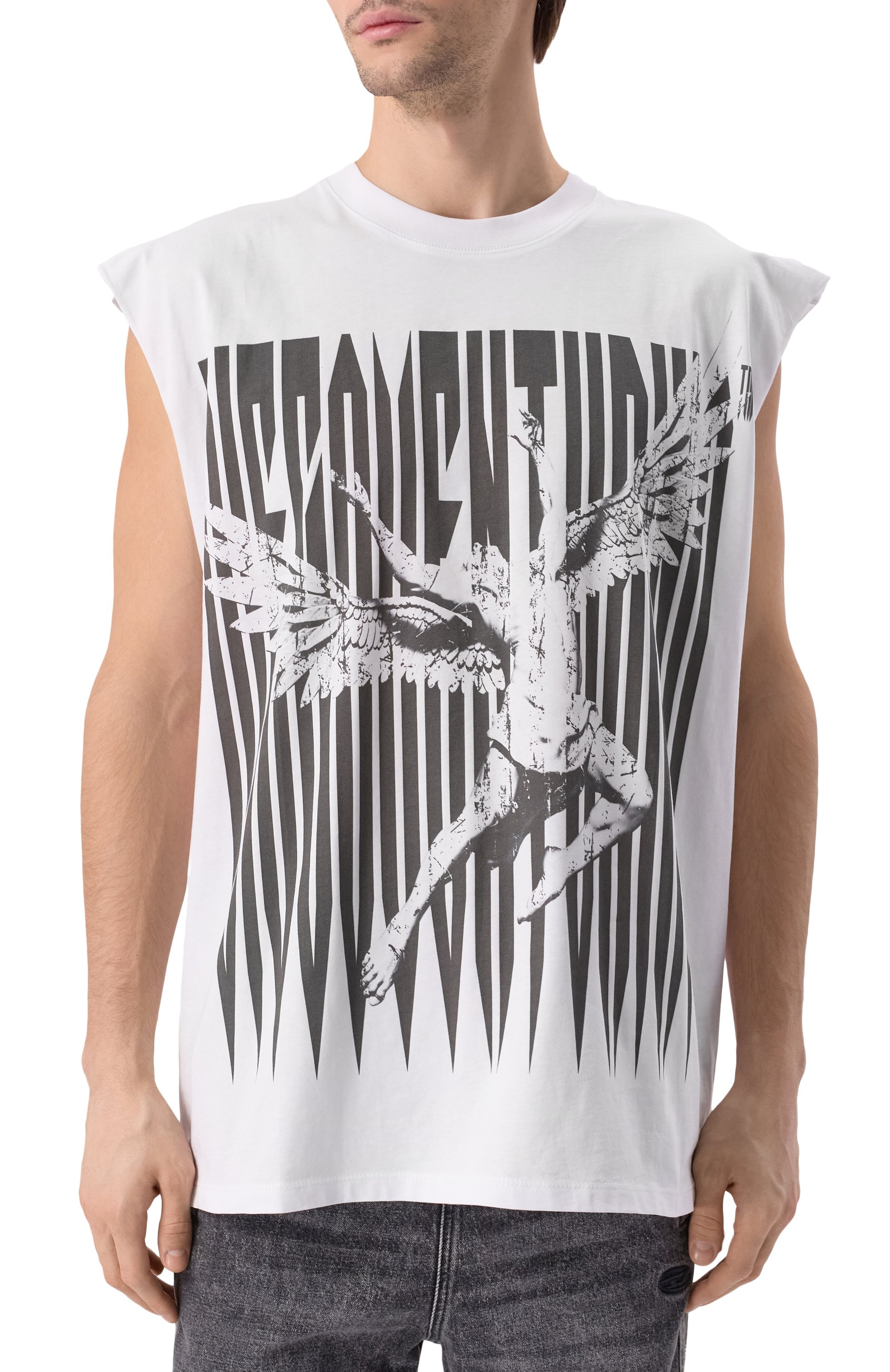 Хлопковая майка DIEGO VENTURINO, арт. DVTSSMDVI, фото 3