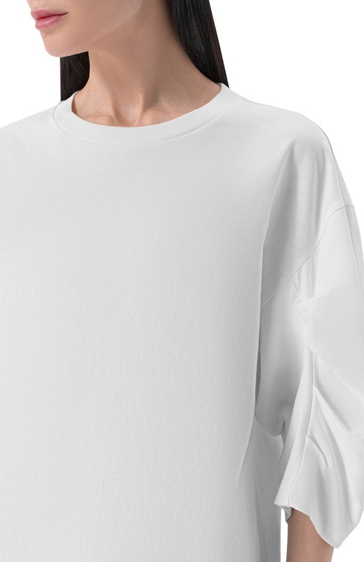 Хлопковая футболка Dries Van Noten 011107/3603 Белый  011107/3603 Фото 5