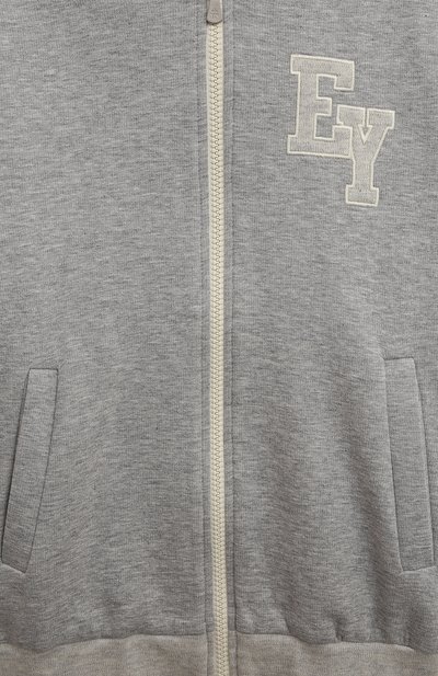 Хлопковая толстовка ELEVENTY, арт. EU4P20/A0138/12-16, фото 3