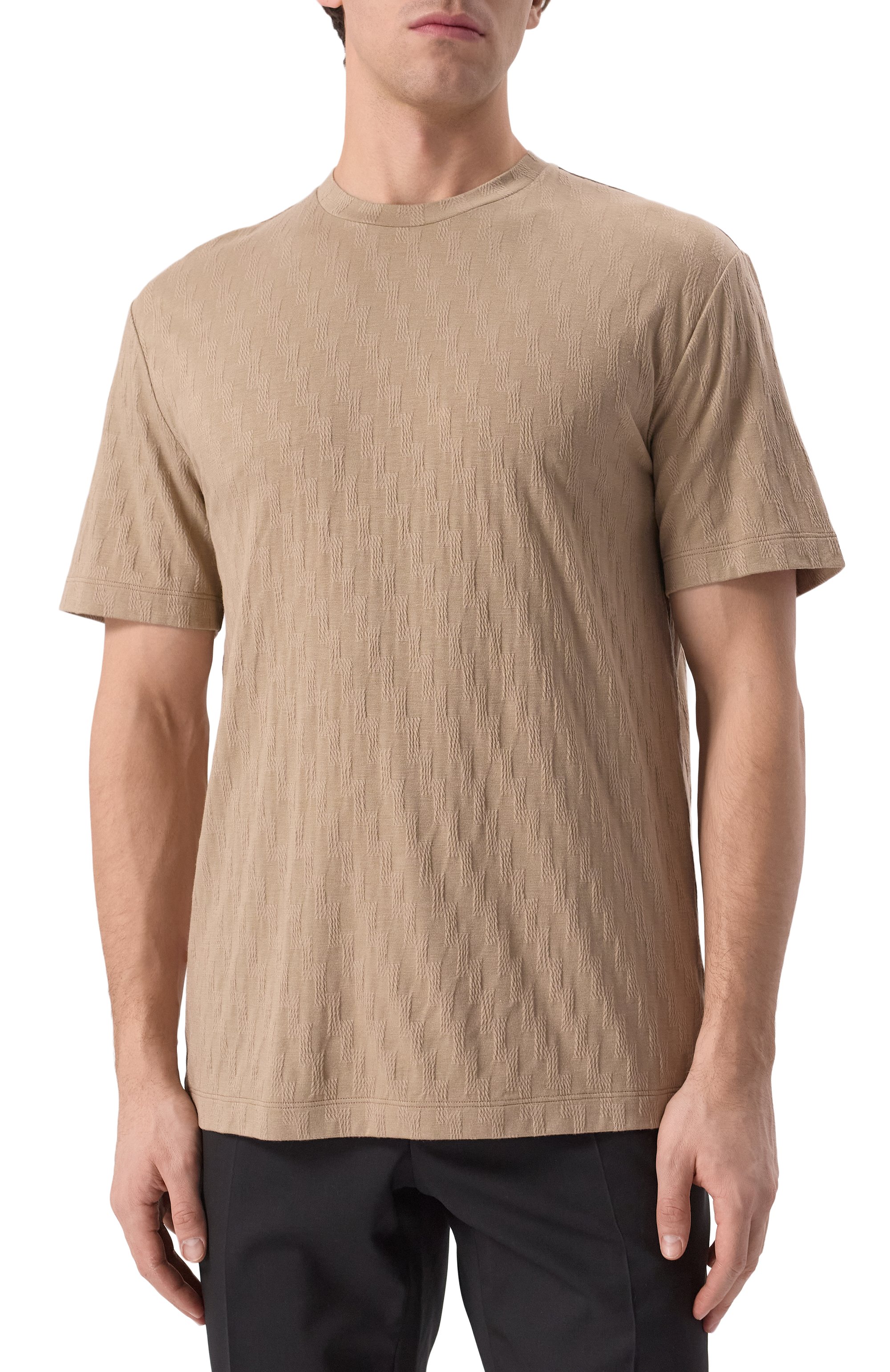 Футболка из вискозы и кашемира GIORGIO ARMANI, арт. GM001107/AF14800, фото 3