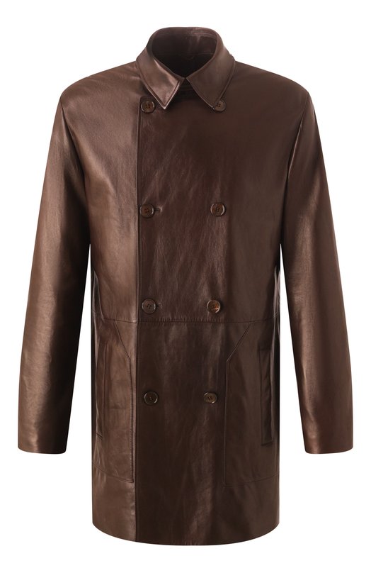 Кожаный плащ MVST ZEKB-ES4365/Z2764-1 Коричневый ZEKB-ES4365/Z2764-1