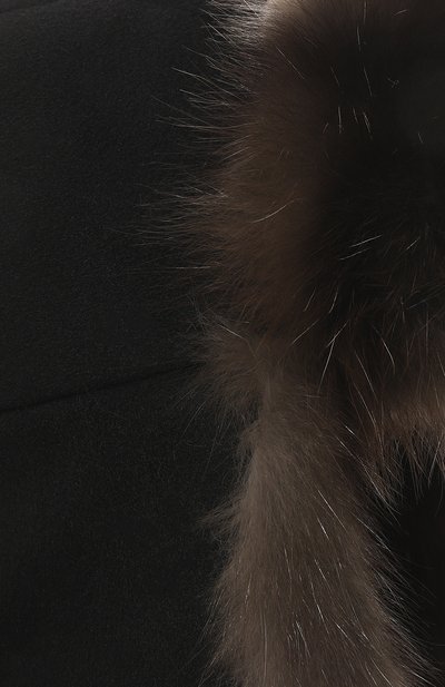 Шапка-ушанка майкл с мехом соболя FURLAND коричневого цвета по цене 454000 руб., арт. 0201430910004100004, фото 3 Шапка-ушанка майкл с мехом соболя FURLAND, арт. 0201430910004100004, фото 3