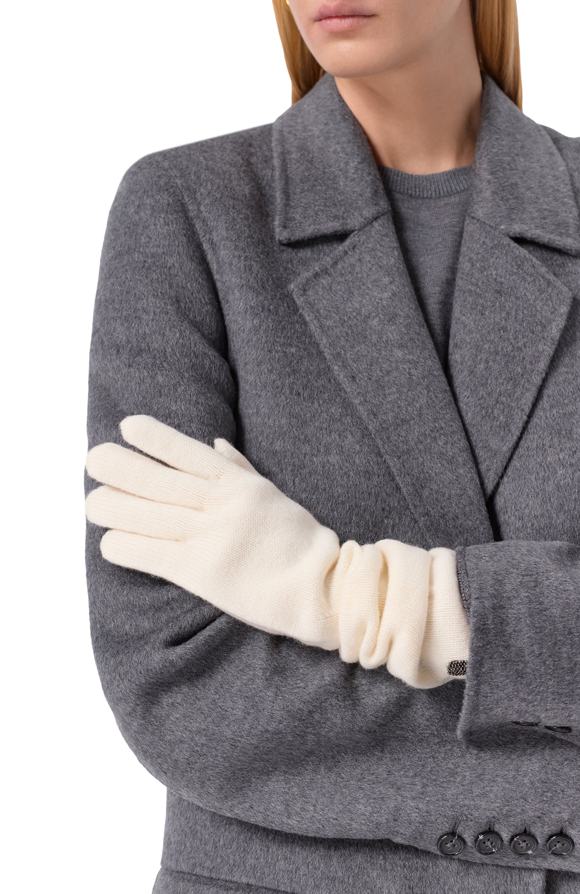 Перчатки из шерсти и кашемира FREEAGE, арт. W26.GL009.2030.101, фото 2