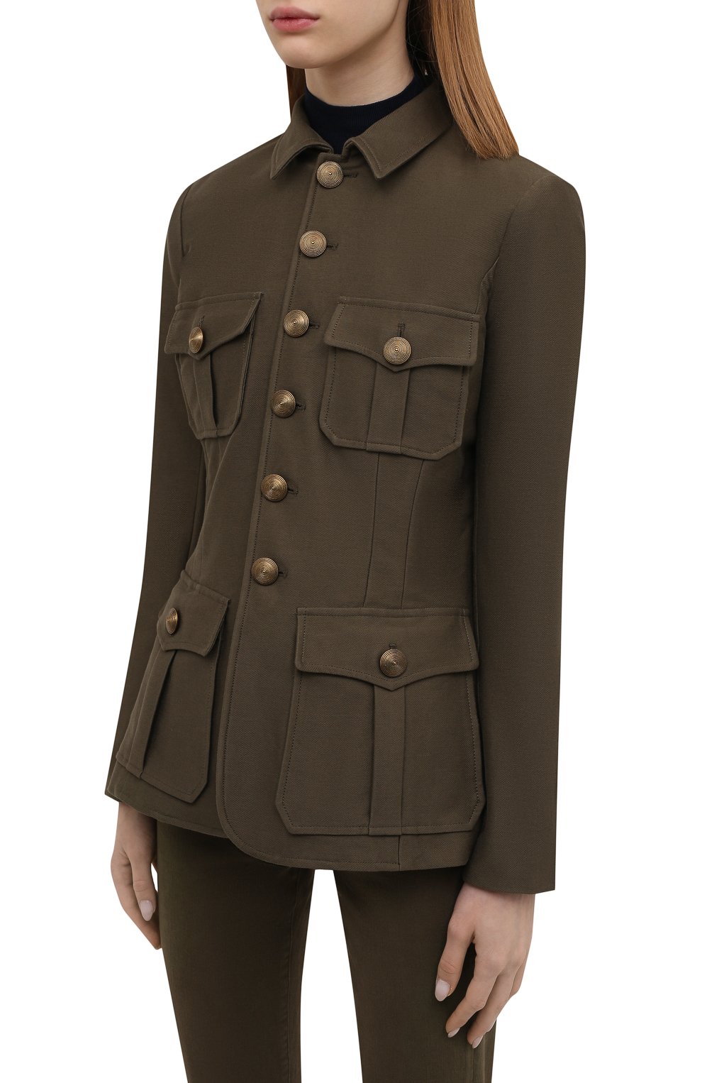 Хлопковый жакет POLO RALPH LAUREN, арт. 211827938, фото 3