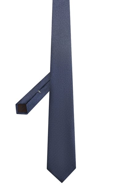 Шелковый галстук CANALI синего цвета по цене 23150 руб., арт. 18/HJ04752, фото 3 Шелковый галстук CANALI, арт. 18/HJ04752, фото 3