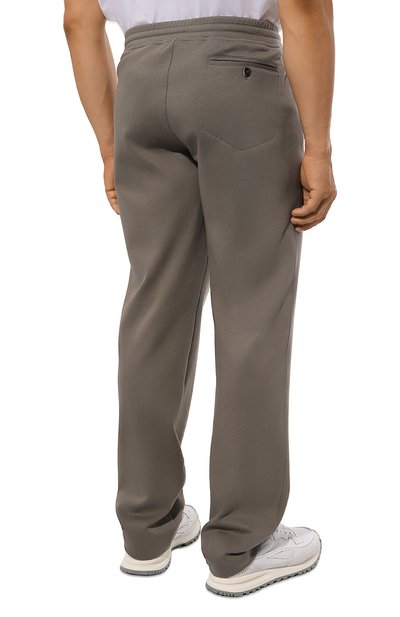 Хлопковые брюки CAPOBIANCO хаки цвета по цене 41750 руб., арт. MPAN.TS00./58-60, фото 4 Хлопковые брюки CAPOBIANCO, арт. MPAN.TS00./58-60, фото 4