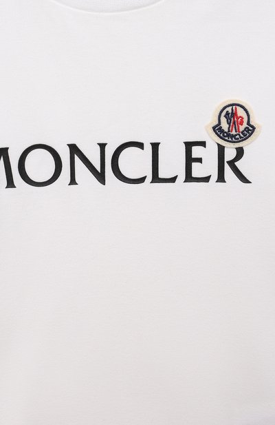 Хлопковая футболка MONCLER, арт. G2-951-8C738-20-8790M, фото 3