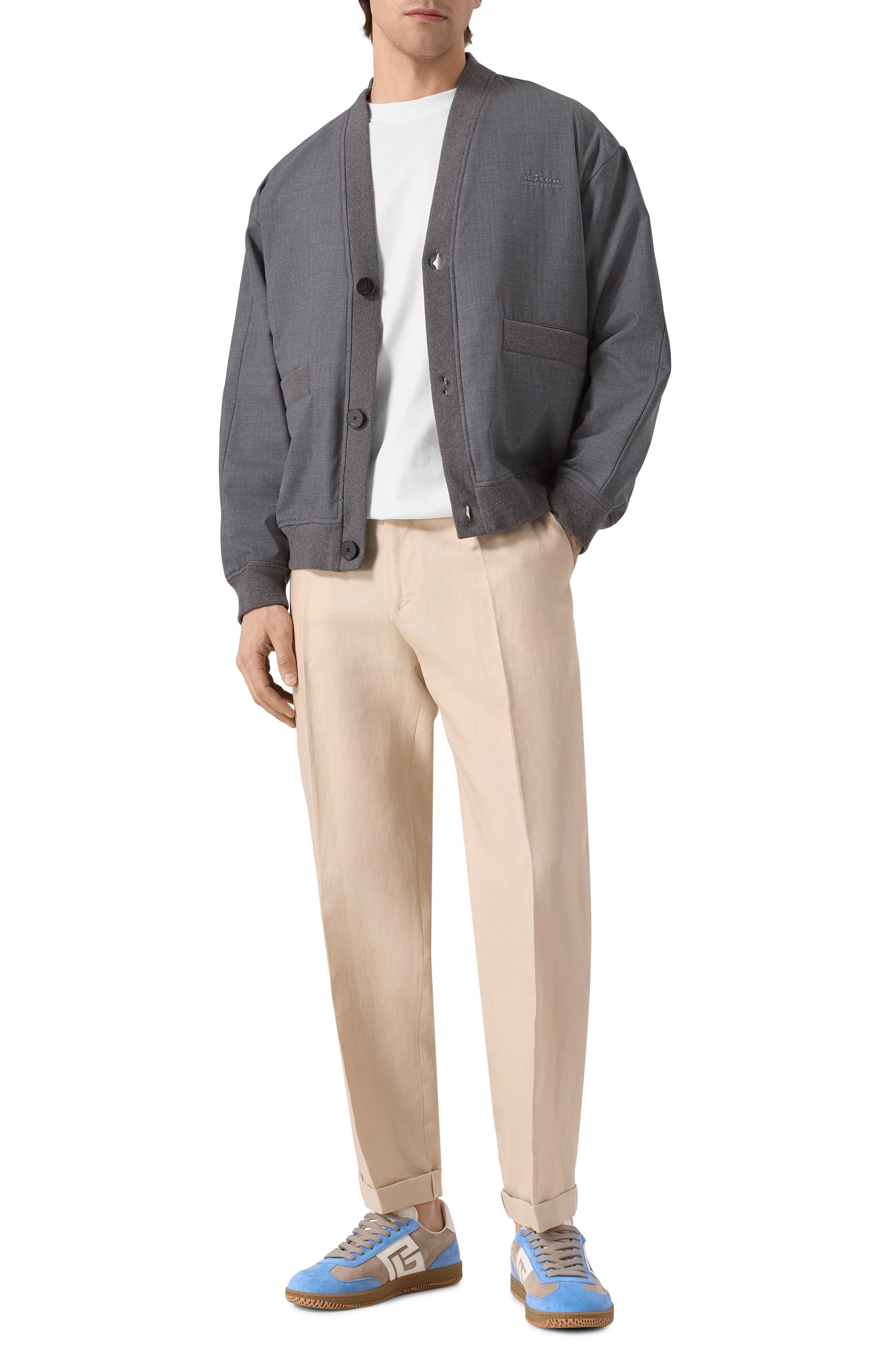 Шерстяной бомбер KITON, арт. UGK091K0752F02, фото 2