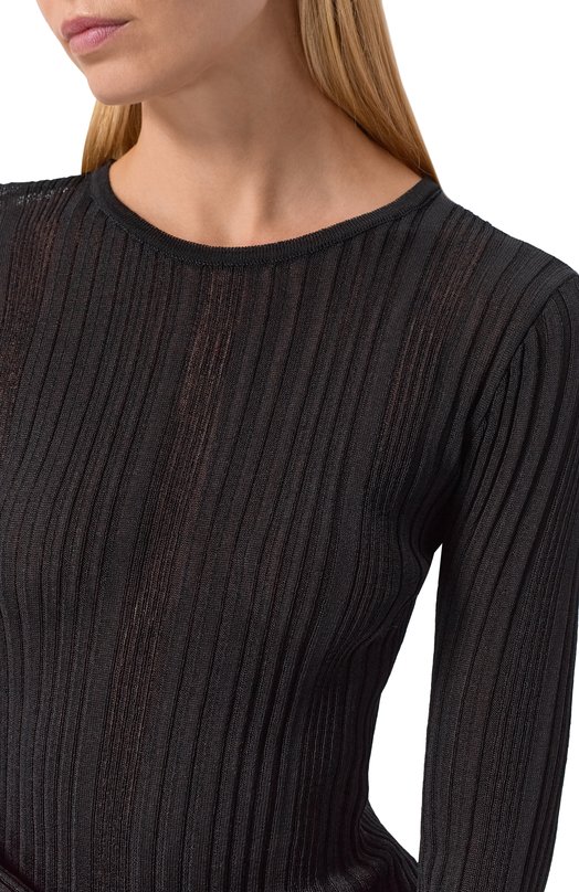Пуловер из вискозы Blumarine 2M672A Чёрный  2M672A Фото 5