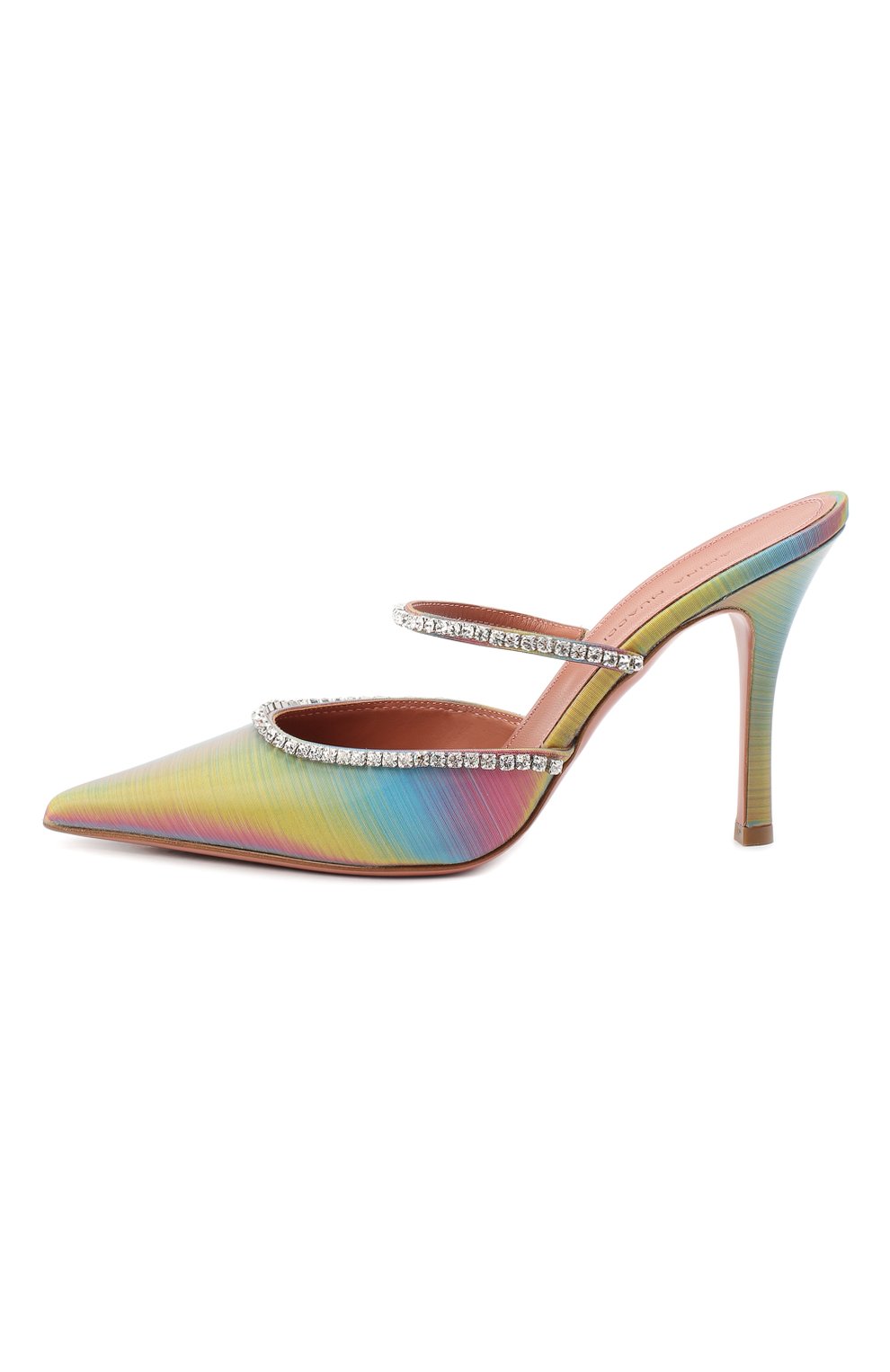 Текстильные мюли gilda AMINA MUADDI разноцветного цвета по цене 111500 руб., арт. GILDAMULESP/LED/MULTIC0L0R, фото 3 Текстильные мюли gilda AMINA MUADDI, арт. GILDAMULESP/LED/MULTIC0L0R, фото 3